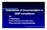 Importance of documentation for gmp compliance