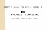 The Balance Scorecard