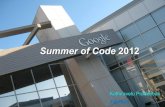 Google summer of code 2012