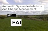 Automatic systems installations and change management wit FAI - Talk for Netways OSDC 2009