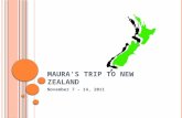 Maura's trip to new zealand