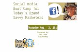 Social Media Boot Camp 2013 - Intro to Social Media