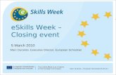 Marc Durando - e-Skills Weeks closing event - Welcome address