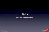 Rack for User Authentication