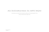 APA referencing style