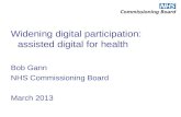 DH & NHS - Widening Digital Participation - Assisted Digital for Health