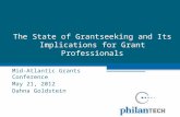 The State of Grantseeking and Its Implications for Grant Professionals