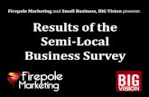 Semi-Local Business Survey results