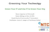 Greening Your Tech NTC 2010