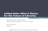 Linked data for Libraries