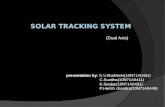 Solar tracking system