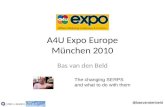 Changing SERPS Basvandenbeld at A4U Expo Munich 2010