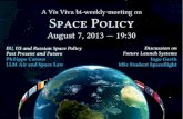 Space Policy - Vis Viva - 10th bi-weekly meeting - August 7, 2013