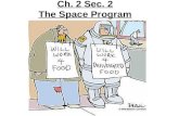 8th Grade Ch. 2 Sec. 2 The Space Program