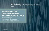 Seminaar Report of Phishing VIII Sem