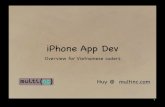 iPhone App Dev Overview - Mobile Dev Camp Vietnam 1