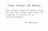 Iii  A Time Value Of Money