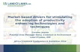 Market based drivers for stimulating the adoption of productivity enhancing technologies and techniques by carmen jaquez