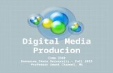 Digital Media Production First Lecture