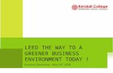 LEED the Way to a Greener Business Environment Today