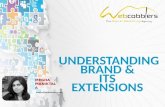 Understanding Brand and its extensions