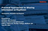 Practical Approaches to Sharing Information