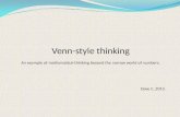 Venn style thinking