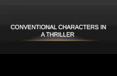 Conventional characters in a thriller