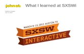 SXSW 2012 - Likeable Social Media
