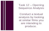 Task 12 - Opening Sequence Analysis