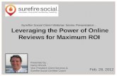 Leveraging the Power of Online Reviews for Maximum ROI