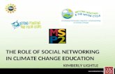 Social Networking to Support Climate Change Education