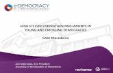 [2010] Case Study: Assembly of the Republic of Macedonia How ICT can strengthen parliaments in young and emerging democracies - by Jani Makraduli