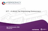 [2010] ICT - A driver for improving Democracy - Igor Andonovski, COO Nextsense