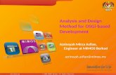 Analysis & Design Method for OSGi-based Development