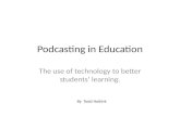 Using podcasts in education