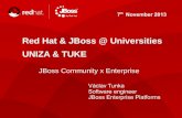 JBoss @ Slovakia, UNIZA & TUKE Universities November 2013