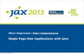 Jax2013 SPA with Java