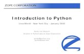 Introduction to phyton