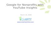 Google For Nonprofits With You Tube Insights 031909