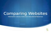 Comparing Web Sites