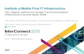 IBM InterConnect 2103 -  Institute a MobileFirst IT Infrastructure