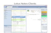 IBM Lotus Notes Clients - Differences