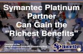 Symantec Platinum Partner Can Gain the "Richest Benefits" (Slides)