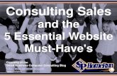 Consulting Sales and the 5 Essential Website Must-Have’s (Slides)