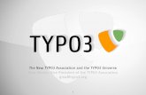 T3CON12-DE The New TYPO3 Association and the TYPO3 Universe