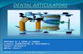 Dental articulators