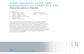 Cell search and cell selection in UMTS LTE