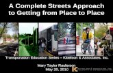 Complete Streets workshop presentation