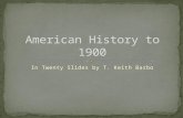 American History To 1900